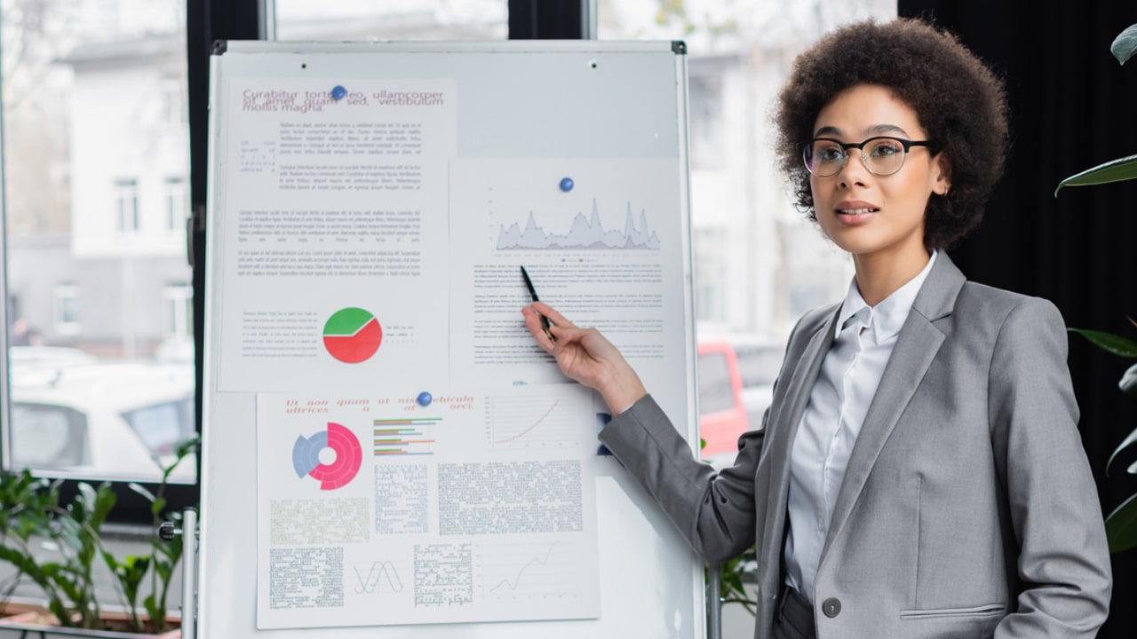 Presenting marketing results to client