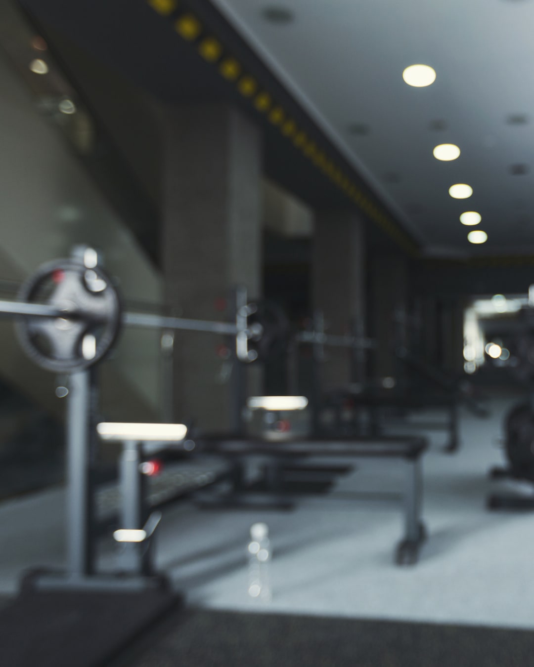 weights and other gym equipment