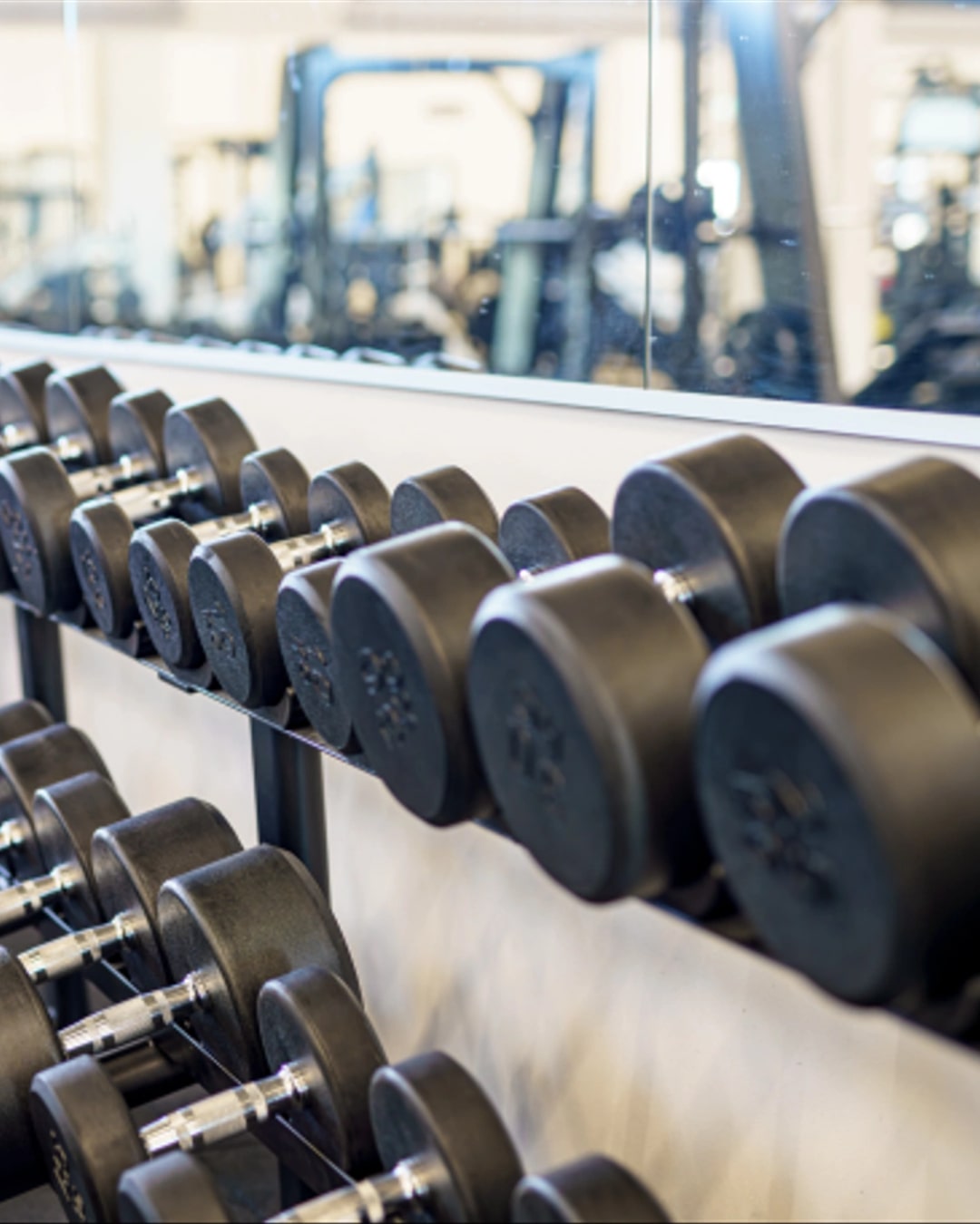 Row of weights