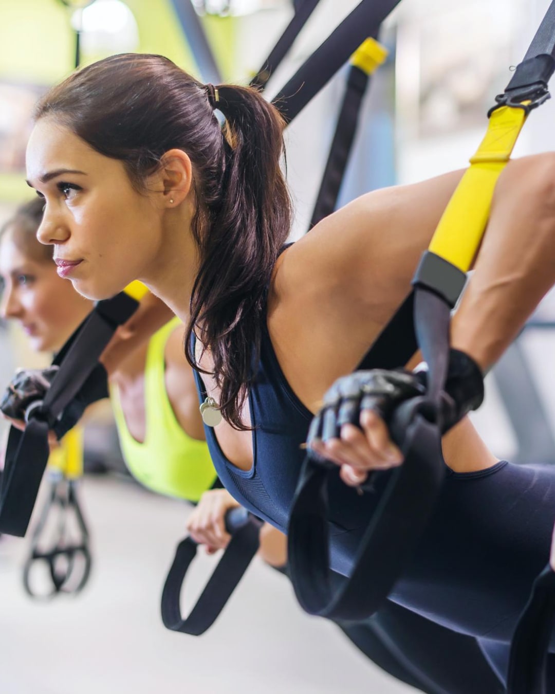 Women in a fitness training