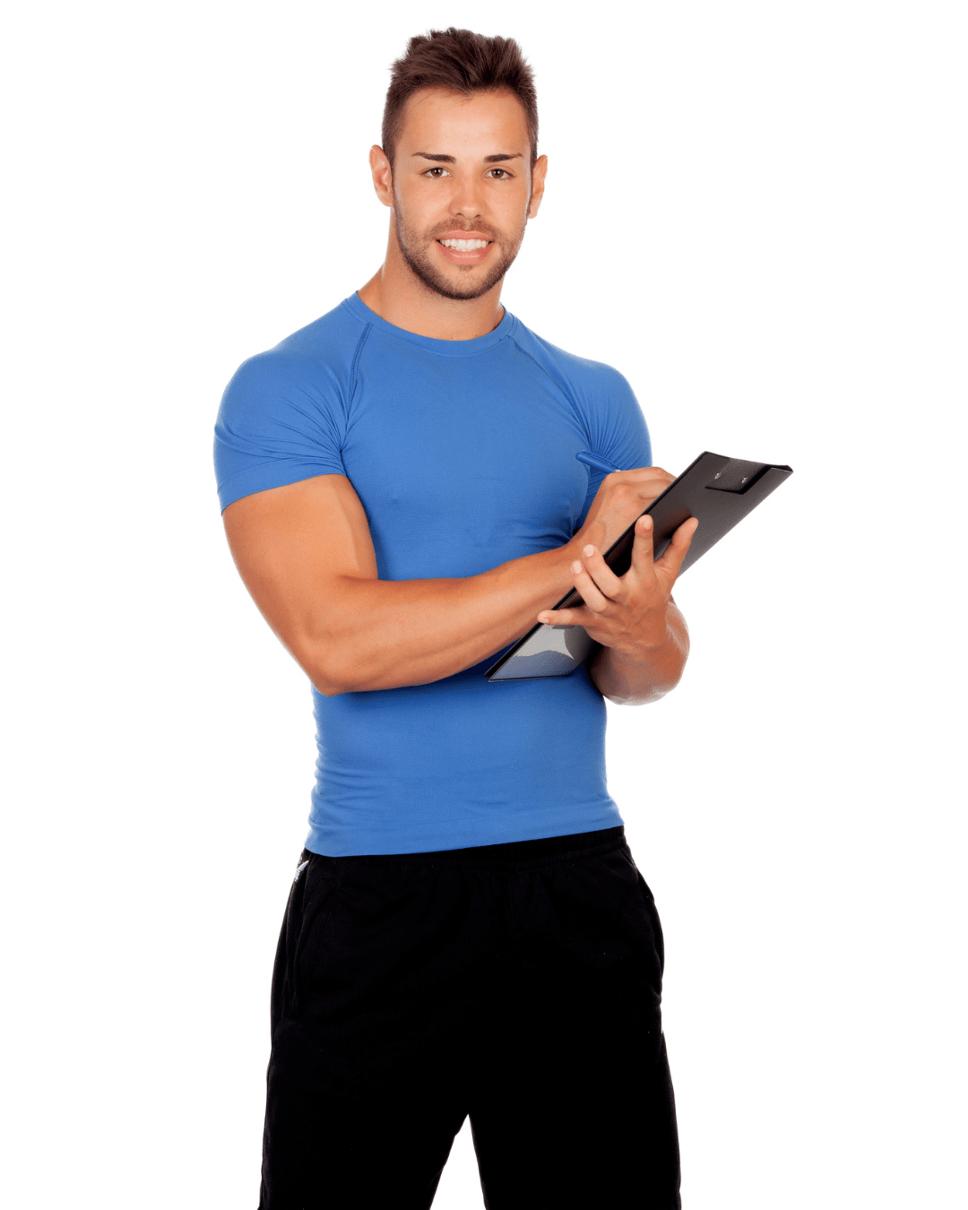 Trainer tracking the progress