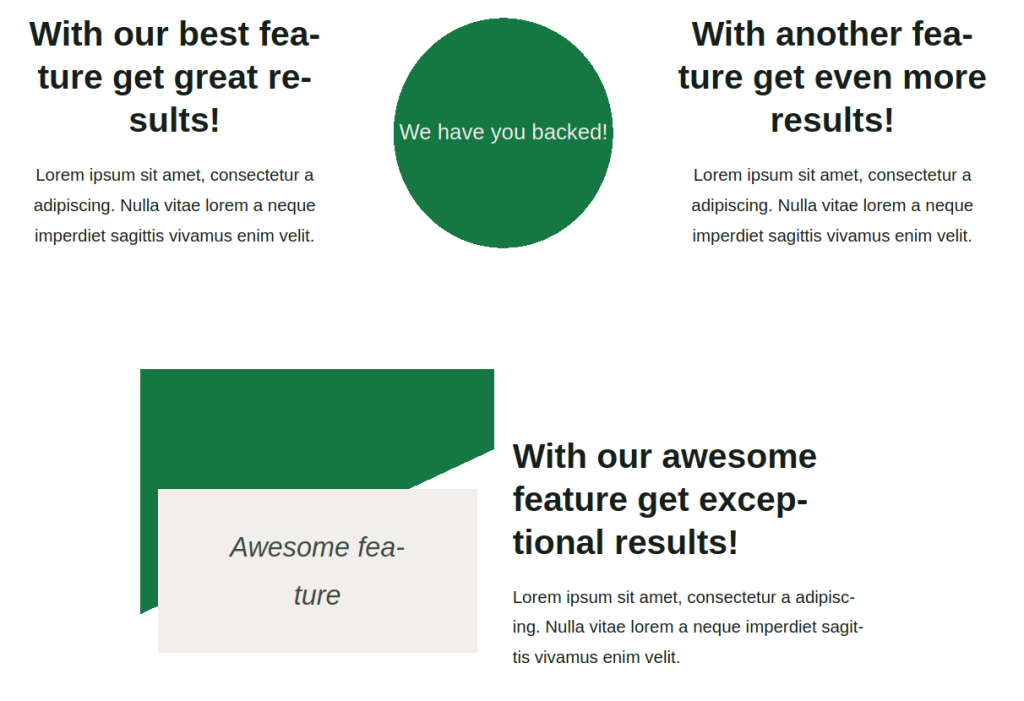 Avocado skin for the IceCubo features sections