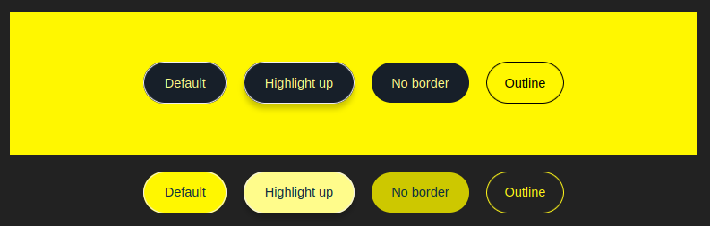 Button styles with the Blacklemon skin for the IceCubo WordPress theme