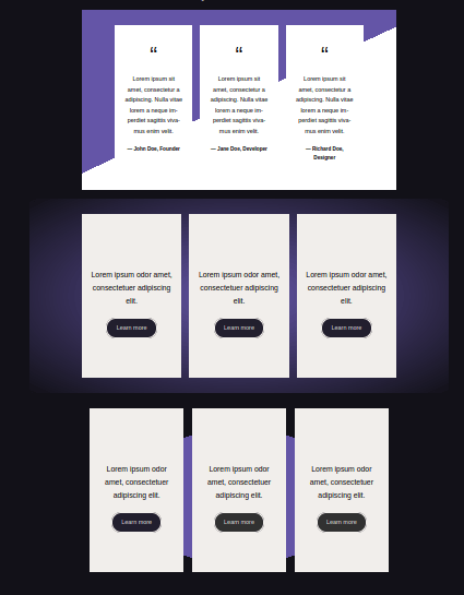 Blackberry skin for the IceCubo theme - cover sections