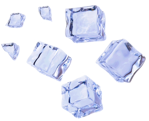 Ice cubes representing the ICeCubo WordPress theme