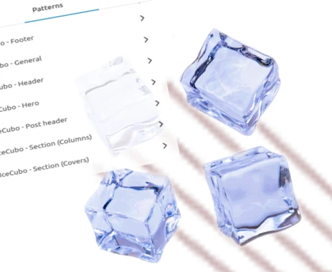 IceCubo theme's patterns