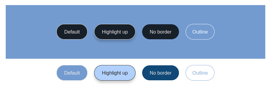 Buttons with Default skin
