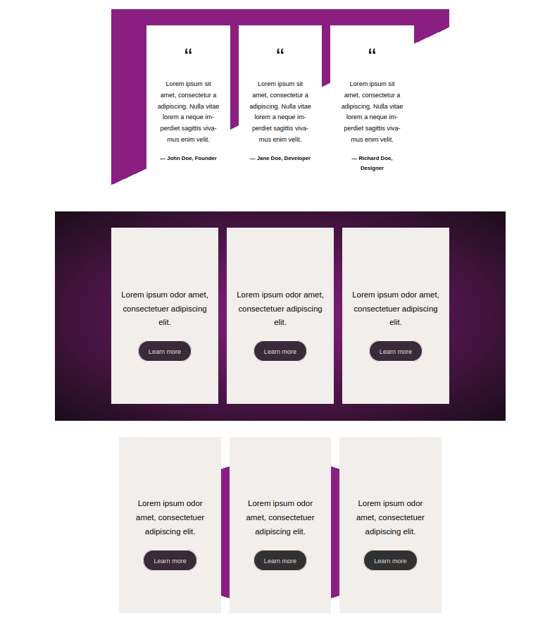 Covers with Plum skin for the IceCubo WordPress theme