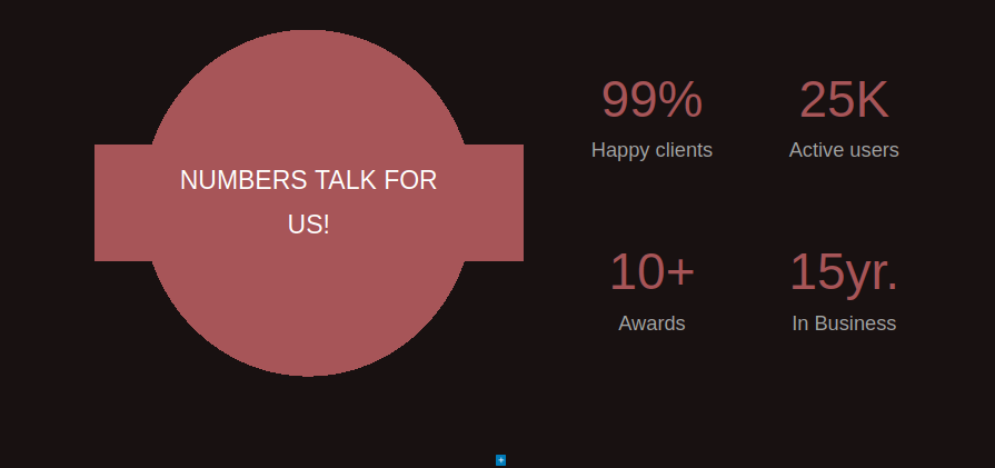 One of the number sections with Black Cherry skin