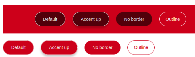 Buttons for the Cherry skin