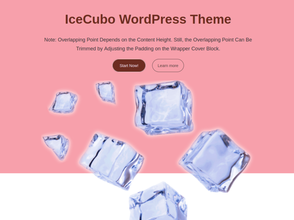 Various Hero sections available with Cheryy skin